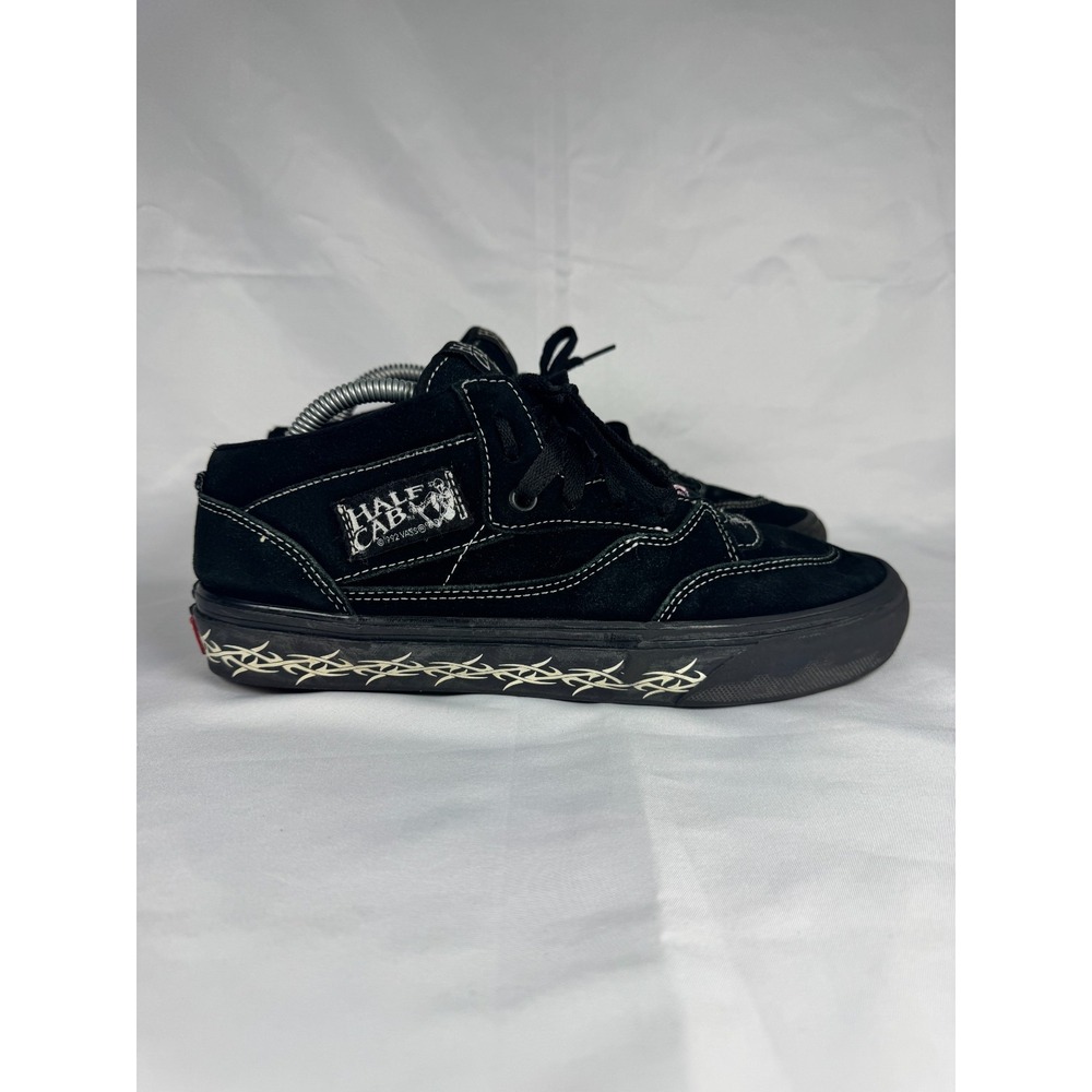 Vans x Supreme Half Cab Mens 8.5 Sneaker Barbed Wire Black Skateboard Shoes